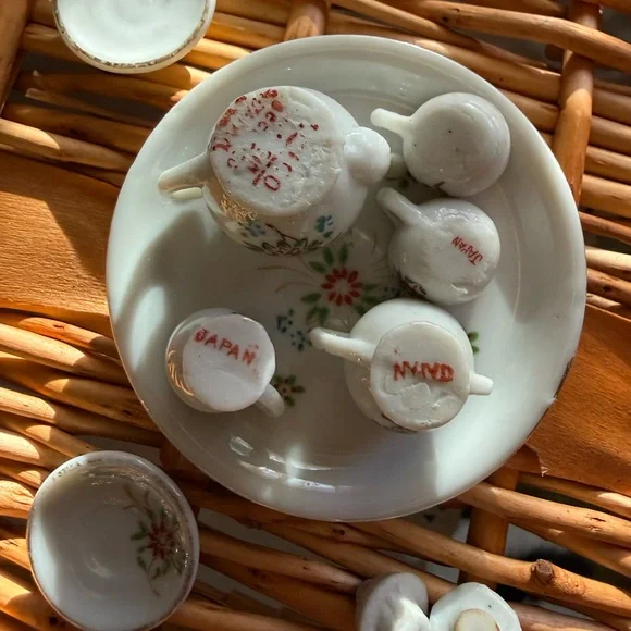 Vintage PICO Miniature Tea Set Porceline made in Japan - Picture 4 of 7